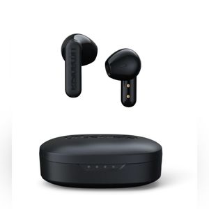 NEW True Wireless Earbuds. 32 hours of play, water resistant, noise reducing mic